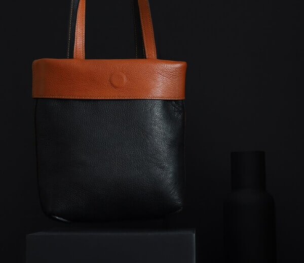 Each bag is custom-made 100% saddle-stitched